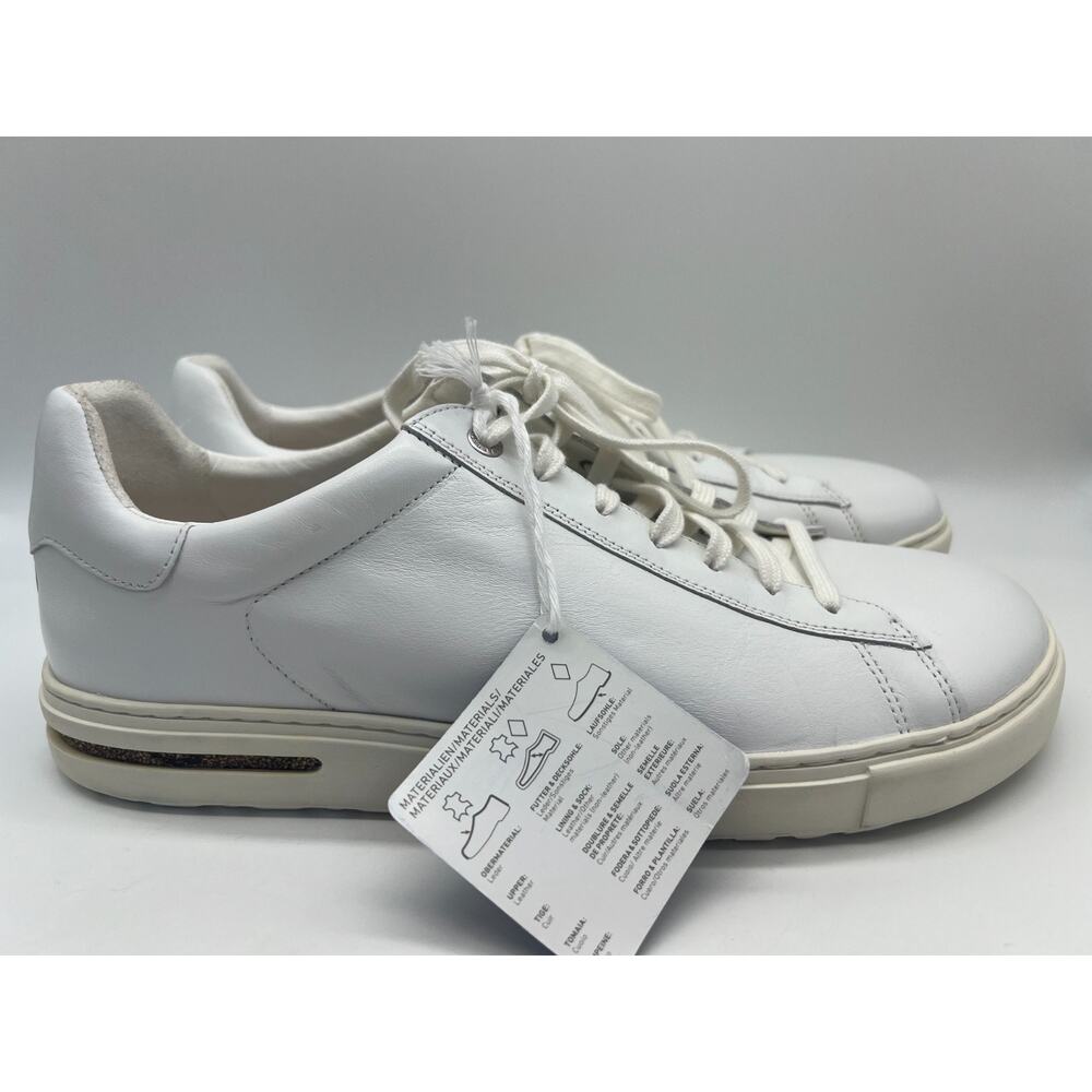 Birkenstock Bend Low White Leather Shoes Size Men's 11 NEW